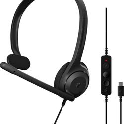 C1 Single-Side USB-C Mono Headset - Unmatched Clarity with Noise-Cancellation