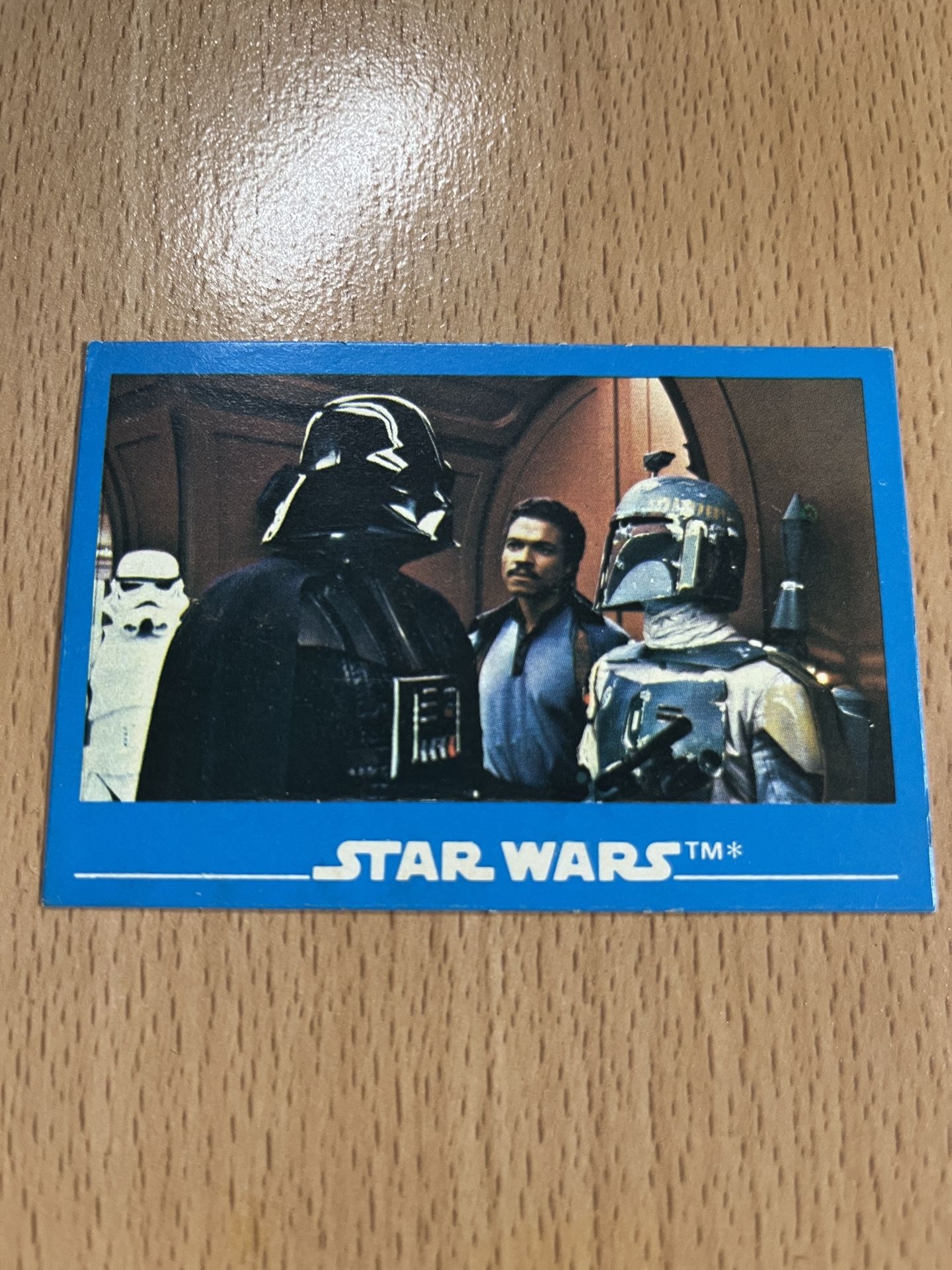 1984 Kellogg’s Star Wars card- Darth Vader