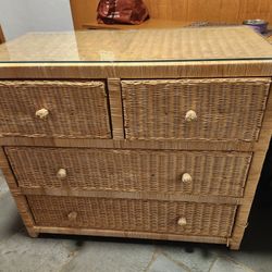 Wicker Dresser