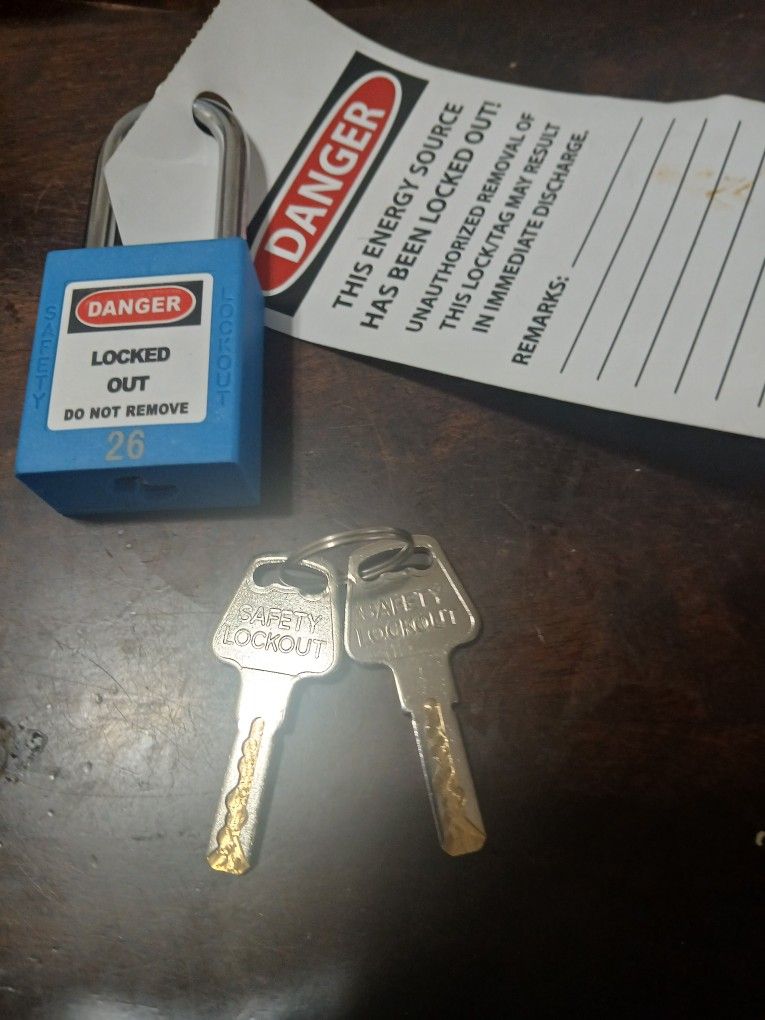 New Padlock With 2 Keys...$10