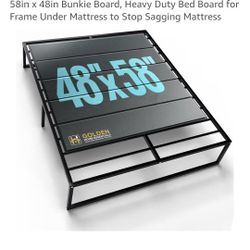 58 In X 48-in Bunky Board Heavy Duty Bed Board For Frame Under Mattress