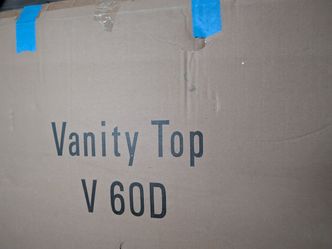 Vanity top 60"