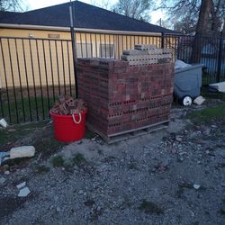 Brand new red bricks