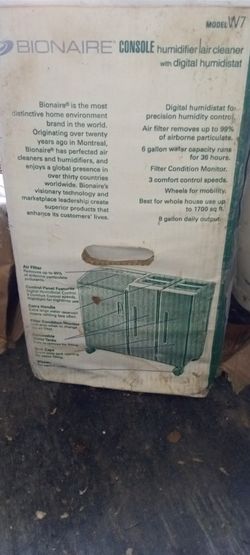 Humidifier With Air Filter