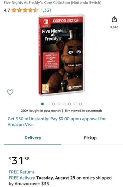 Five Nights at Freddy's: Core Collection - Nintendo Switch, Nintendo  Switch