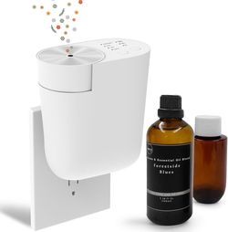 Plug-in wall Diffuser, Waterless Diffuser for Essential Oils, Portable Mini Home Scent Machine Up to 1,000 Sq.ft, Smart APP Control, Aromatherapy Kit 
