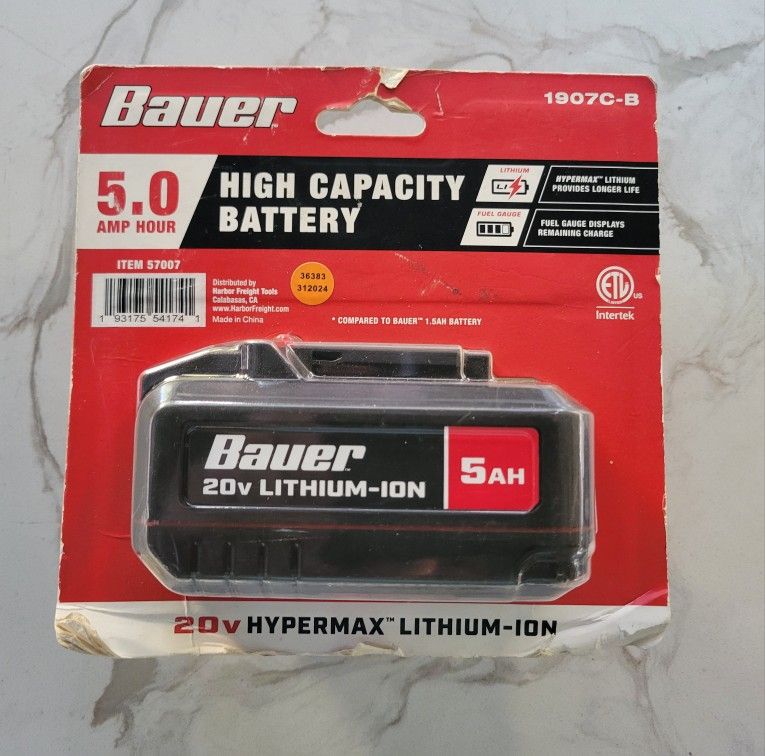 Bauer 5.0 High Capacity Battery