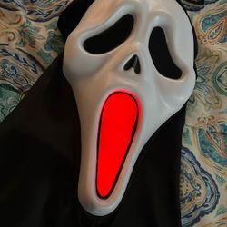 Ghosts Face  Light Up Mask 