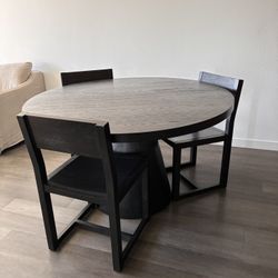 POTTERY BARN REED DINING CHAIRS (SET OF 3)