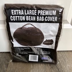 NEW Bean Bag Covers Only, Stuffed 48 Inches Brown Anti Tear !