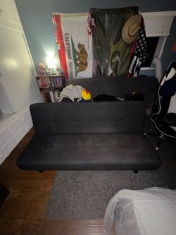 Black futon