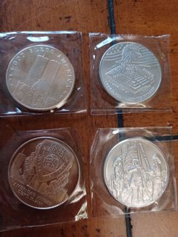 One Troy Once .999 fine Silver Coins in Honor of 911 !!