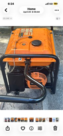 Generator genarac  5500 watts / 12 v to 220volts  everything works  great