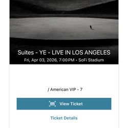 Kanye Ticket