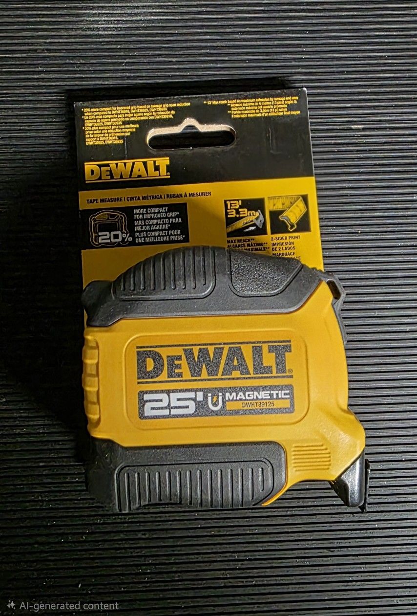 Dewalt 25' Measuring Tape
