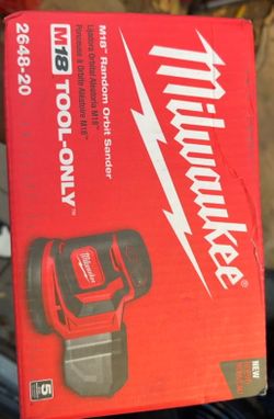 M18 18V Lithium-Ion Cordless 5 in. Random Orbit Sander with (2) M18 5.0Ah Batteries