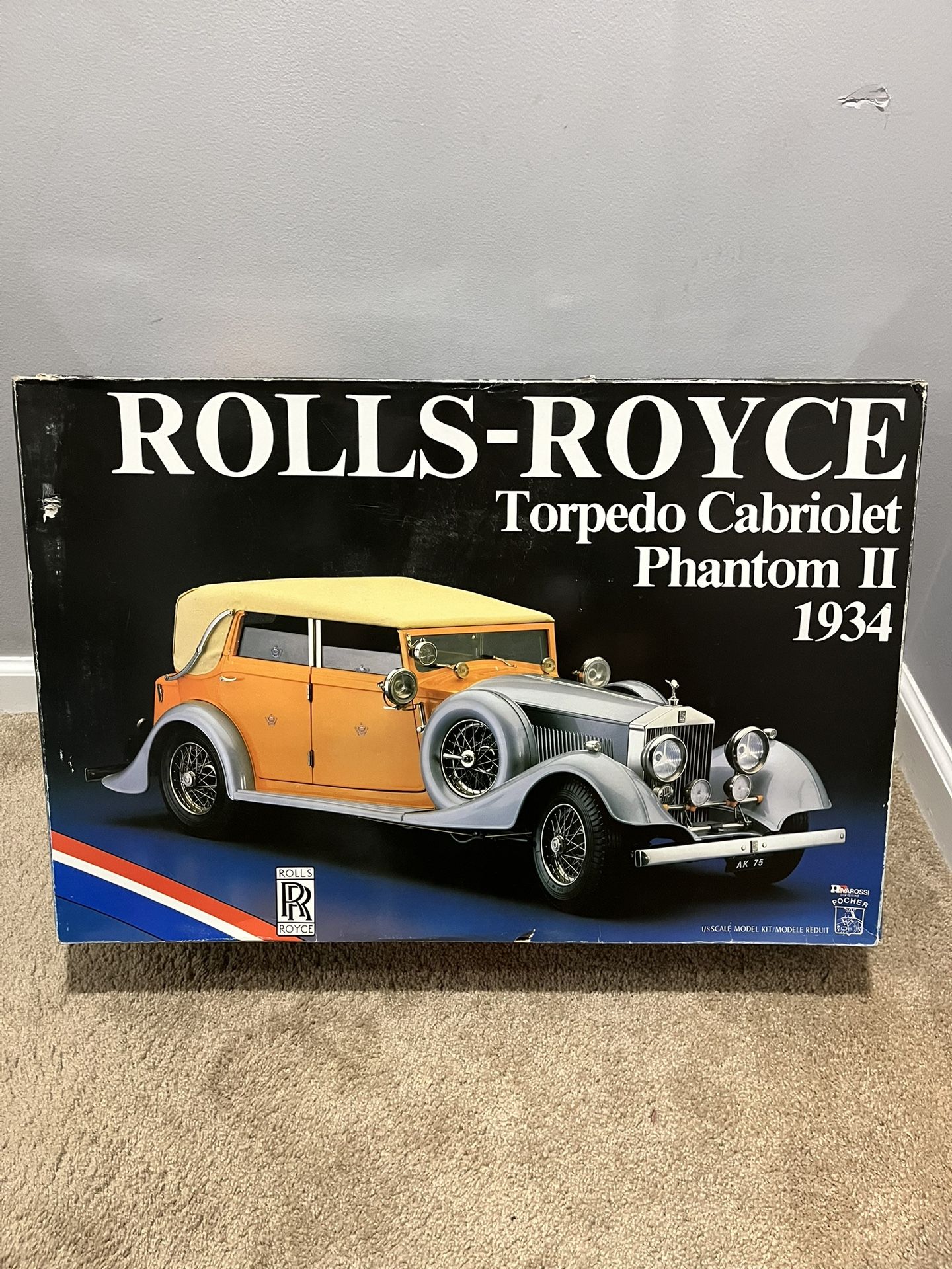 Pocher Model Kits 1/8 ROLLS ROYCE - Torpedo Cabriolet Phantom 1934