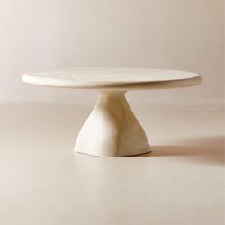 CB2 Marbled Resin Coffee Tables