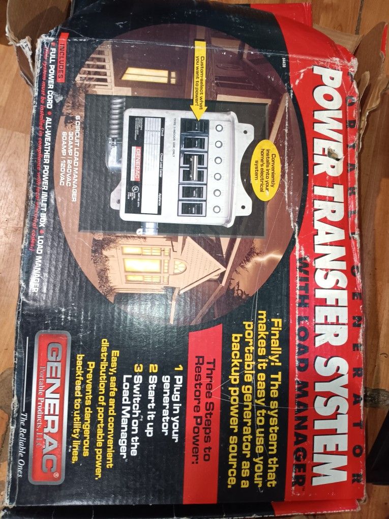 Generac Power Transfer System With Load Manager