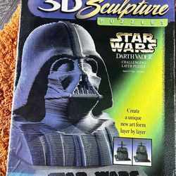 New 1995 3D Star Wars Darth Vader Layer Puzzle