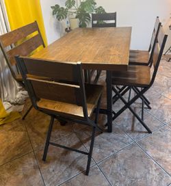 Table w Bench & 4 Chairs $200