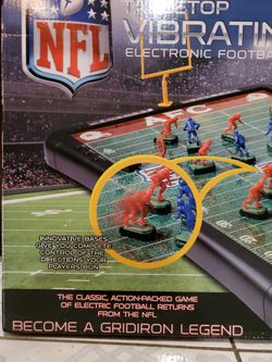 NFL Tabletop Vibrating Football Electronic Football game for Sale in  Pompano Beach, FL - OfferUp