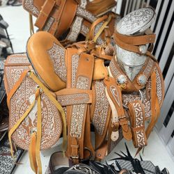 Montura Charra Plateada 