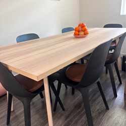 IKEA chairs and pillows