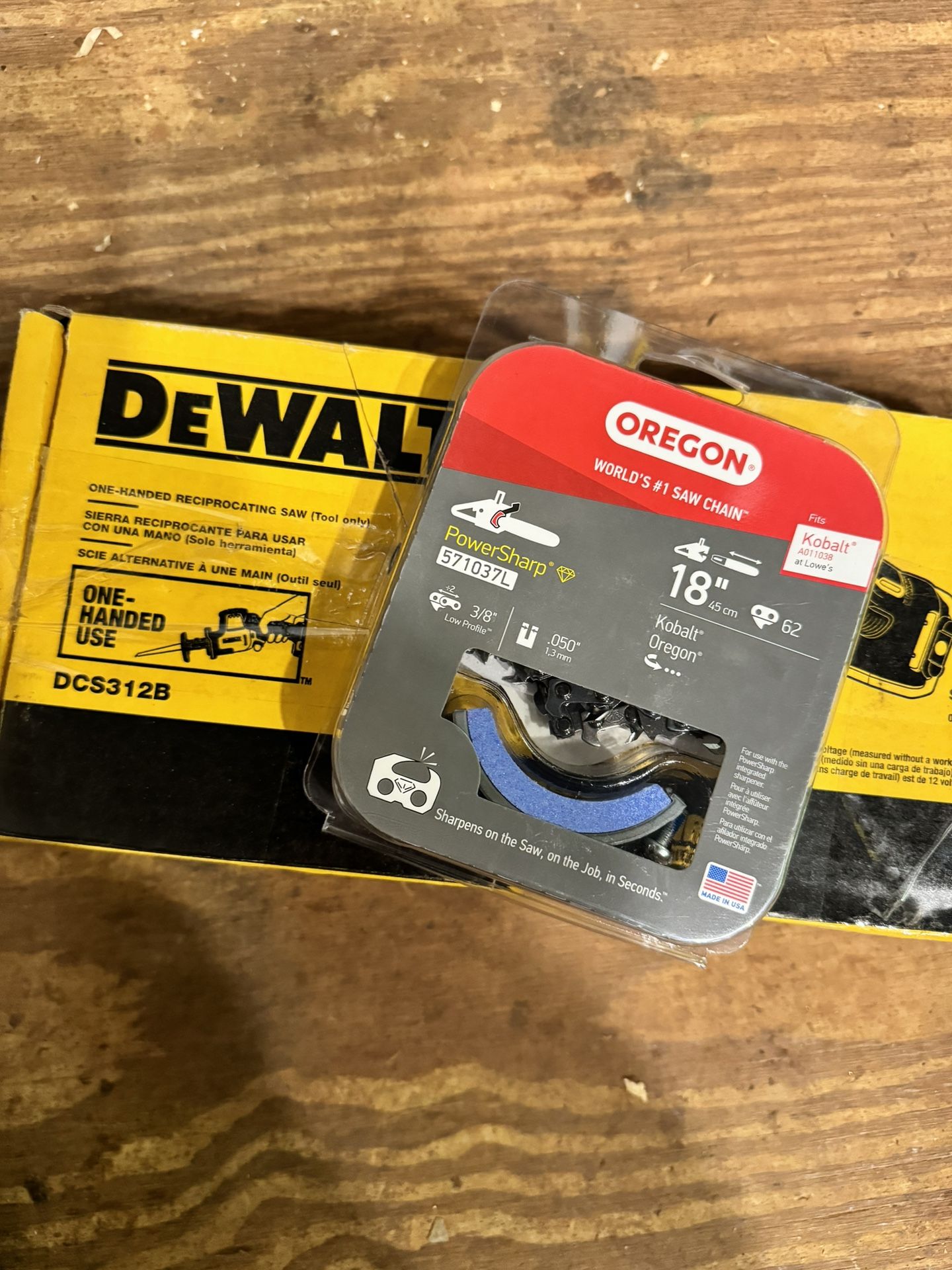 Best Oregon chainsaw chain *works on 18” dewalt* PowerSharp