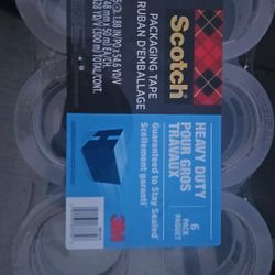 Scotch Packaging Tape Heavy Duty (All For Sale And All Sealed )