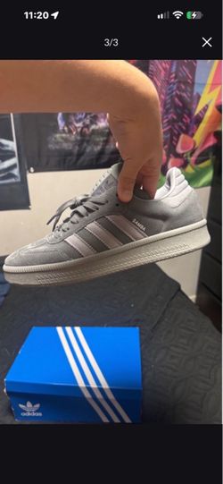 adidas sambas xl brand new charcoal grey 11 1/2 us men’s
