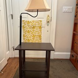 Side tables and bookshelf