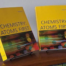Chemistry: Atoms First by OpenStax (paperback version, B&W) First Edition Edition ISBN-13: (contact info removed)698083, ISBN-10: 1(contact info remov