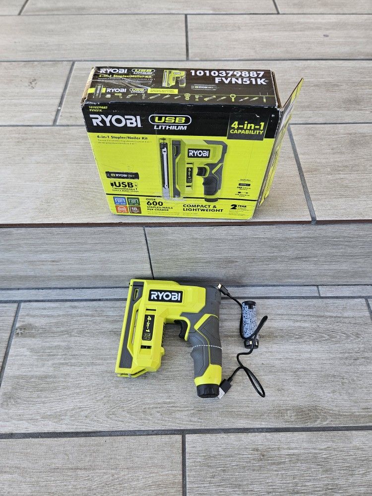 Ryobi Usb Crown Stapler Nailer