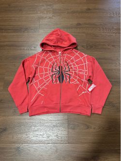 Marvel Spider-man Red Zip-up Women's S