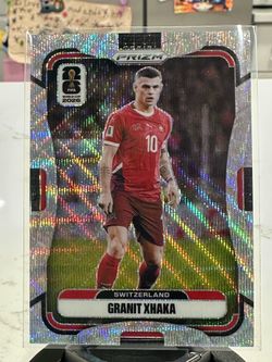 2026 Panini Prizm FIFA World Cup Granit Xhaka Silver Wave Prizm #415 – Near Mint