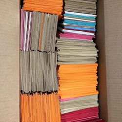 HUGE LOT! HUNDREDS OF NEW COLORED ENVELOPES