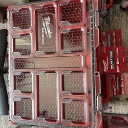 PACKOUT 11-Compartment Low-Profile Impact Resistant Portable Small Parts Organizer