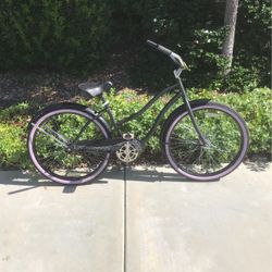 26” Huffy Cranbrook Ladies Black Beach Cruiser 