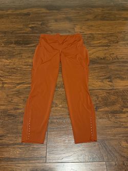 Lululemon women’s dark terracotta fast and free high rise tight 25” pockets leggings size 10