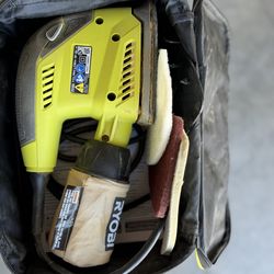 Ryobi Orbital Sander with Bag