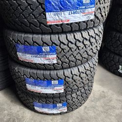 265/70/17 Atlander All Terrain Tires Installed And Balanced/ Instaladas Y Balanceadas 