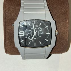 Diesel Mens Silicone Strap Analog Watch 