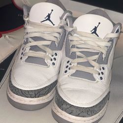 Nike Air Jordan 3 Retro.. White/ Navy