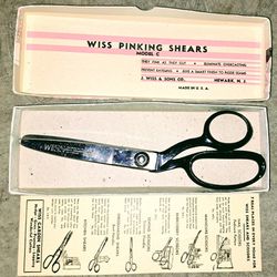 Vintage Wiss Pinking Shears In Original Box