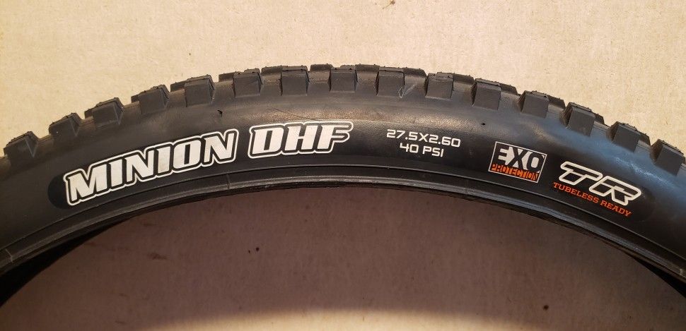 MAXXIS MINION DHF 650B 60TPI DUAL COMPOUND
