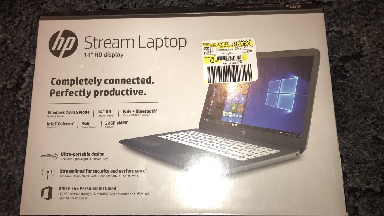 HP stream laptop