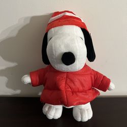 snoopy christmas plush red puffer jacket brand new $50 each or best offer! Snoopy peanuts plush red puffer jacket winter plush brand new! 