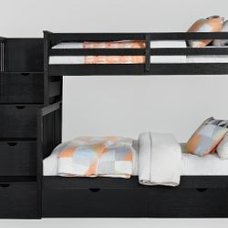 Twin/Full Step Bunk Bed - Atlanta Same Day Delivery 