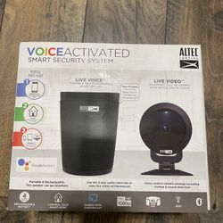 Altec Lansing Voice Activated Smart Security System